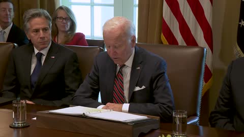 0161. President Biden Holds a Cabinet Meeting