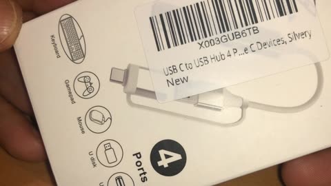 Low Cost Cheap Price USB C to USB Hub 4 Ports Adapter Works Great for PC Mac & iPad