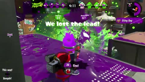 Splatoon 2 - Sting Ray Quad Kill