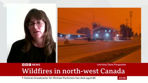 Canada wildfire: Race to evacuate city as blaze approaches -#BBCNewsAlerts,#BBCCoverage