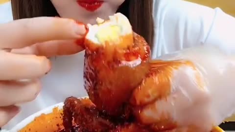 ASMR eating Spicy Seafood 🔥🔥🔥