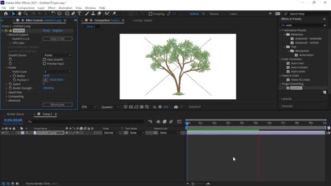 Adobe After Effects - Create Growing Tree Effect