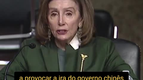 Nancy Pelosi - Aviso de Perigo a Atletas Olímpicos Americanos