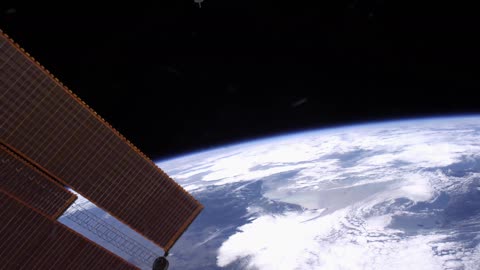 A 4K Ultra-High-Definition International Space Station view of our planet.