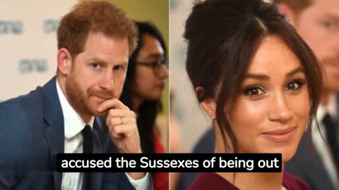 Prince Harry and Meghan Markle's "Extraordinary Self-Entitlement"