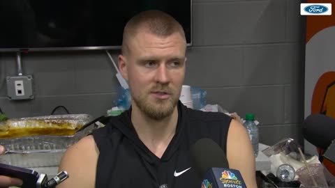 POSTGAME PRESS CONFERENCE: Kristaps Porzingis: C's 'relaxed a little and paid the price' vs. ATL