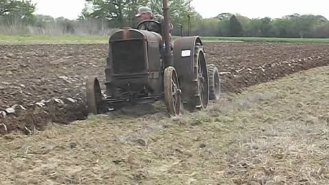 McCormick Deering 10-20 plowing