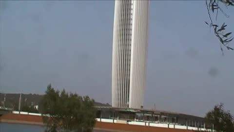 Multifunctional Tower under construction Rabat Morocco