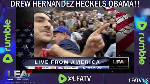 LFA TV SHORT: DREW HERNANDEZ PUTS OBAMA ON BLAST!