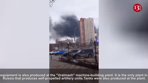 Moment: In Russia there was attack by UAVs on factory, producing Shahed drones - strong explosion