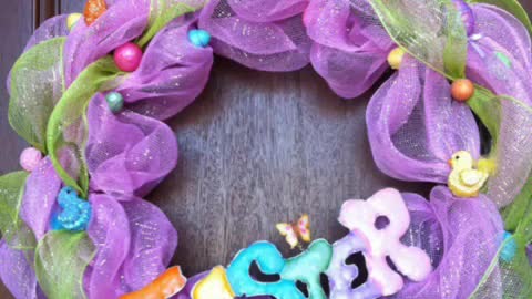 amazing wreath designhandmade egg wreath for easter