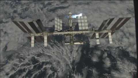 STS 119 HD ISS Fly Around Sped Up