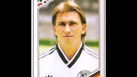 PANINI STICKERS WEST GERMANY TEAM WORLD CUP 1986