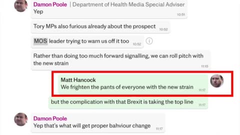 👀 Leaked Matt Hancock Messages Discuss Deploying New Variants & Injecting Chips From Bill Gates