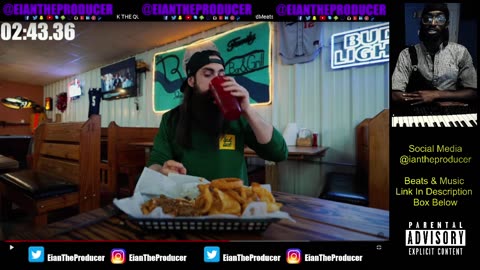 BEAT THE RECORD TO EAT FREE REBEL'S SACK THE QUARTERBACK CHALLENGE ATLANTA BeardMeatsFood reaction