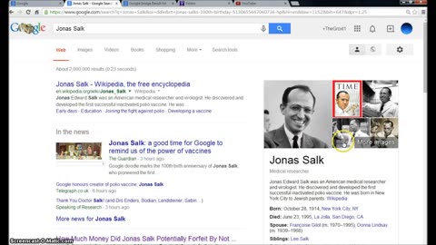 Jonas Salk Google Doodle The Little Horn Symbolism