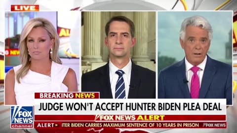 Tom Cotton BLASTS The Biden Crime Family After Hunter Biden's Plea Deal Falls Through