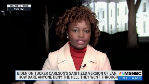 Biden Press Secretary Karine Jean-Pierre Says Tucker Carlson Doesn't Believe in Truth