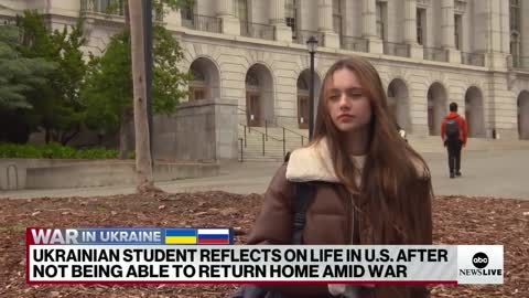 Ukrainian students reflect on life in US as war unfolds in their home country l ABCNL