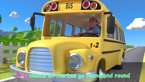 Wheels on the Bus | CoComelon Nursery Rhymes & Kids Songs