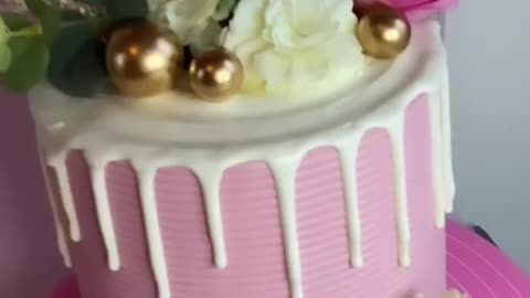 beautiful decorated cake