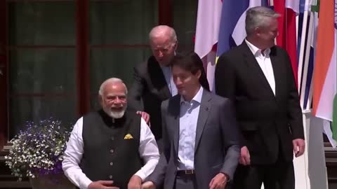 PM Modi with US President Joe Biden and PM Trudeau of Canada at G7 Summit in Germany