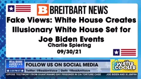 😂 Admission Fake White House set Built for Biden.🙌