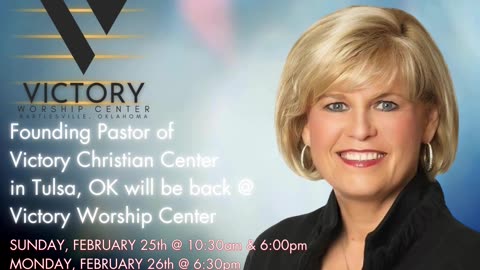 Pastor Sharon Daugherty @ Victory Worship Center