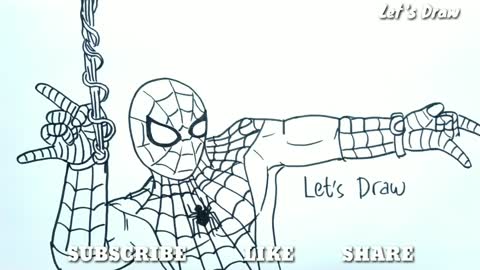 AMAZING, How to turn words SPIDERMAN into cartoon spiderman avengers marvel for kids