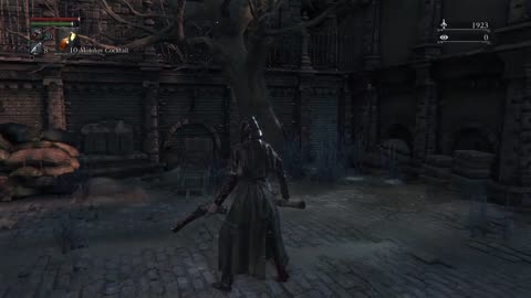 Bloodborne Military Veteran Walkthrough #1 Killing Cleric Beast and Father Gascoigne (No Commentary)