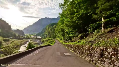 Driving in SWISS ( Muotathal ) One of the most beautiful Village in Switzerland 4K