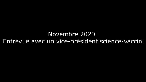 Élocution d'un vice-président science-waxxin