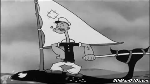 POPEYE THE SAILOR MAN: Blow Me Down! (1933) (Remastered) (HD 1080p) | William Costello