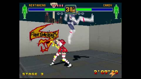 Fighters Mega Mix_ _RentAHero_ Arcade Run