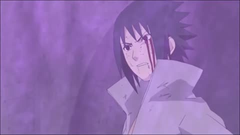 Kakashi show no mercy in fight against Sasuke, Sasuke amazed by Kakashi's MS, English Dubbed