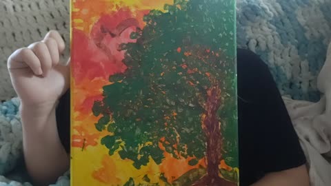 Tree painting by Lilli