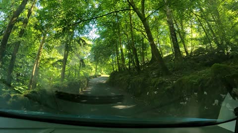 Driving speed lapse with the Go pro