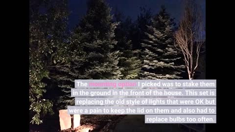 Enbrighten Seasons LED Landscape Lights 50 feet -Overview