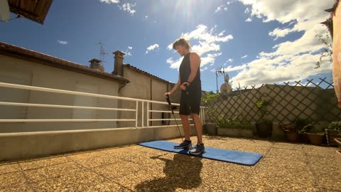 Biceps Curls - Resistance Band