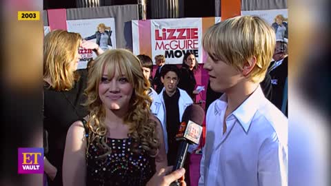 Aaron Carter Crashes Hilary Duff's Lizzie McGuire Movie Interview (Flashback)