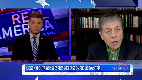 REAL AMERICA -- Dan Ball W/ Andrew Napolitano, DOJ Spied & Deleted Evidence In J6 Trial, 3/17/23