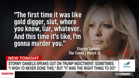 Hear Stormy Daniels' first comments since Trump indictment