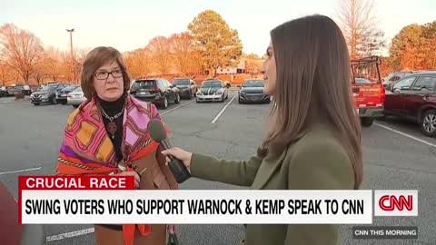 CNN anchor speaks with swing voters in Georgia ahead of runoff