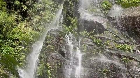 Low Angle View of a Waterfall