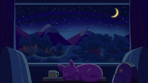 Purrple Cat - Night Train