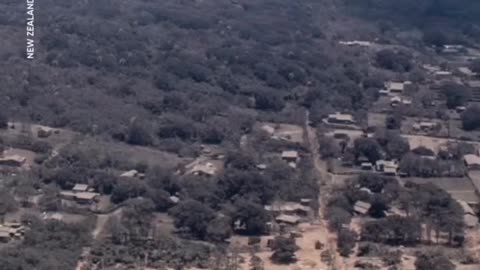 1/19/2022 Aerial images of Tonga's extensive damage