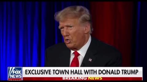 Donald Trump Fox Town Hall with Sean Hannity