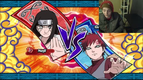 Neji Hyuga VS Gaara In A Naruto Shippuden Clash of Ninja Revolution 3 Battle With Live Commentary