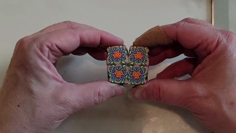 Polymer Clay Kaleidoscope Cane