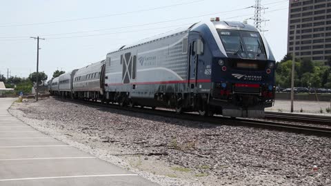 An Amtrak passenger train preparing to depart St. Louis, Mo train station ‎August ‎5, ‎2021